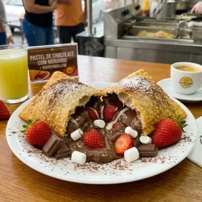 Pastel morango trufado